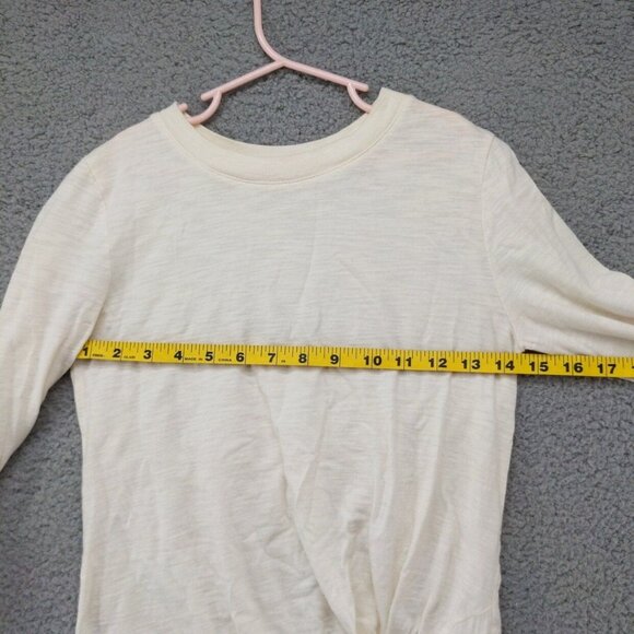 GAP Kids Supersoft Top Girls Cream Long Sleeve Pullover Size M - Picture 5 of 6